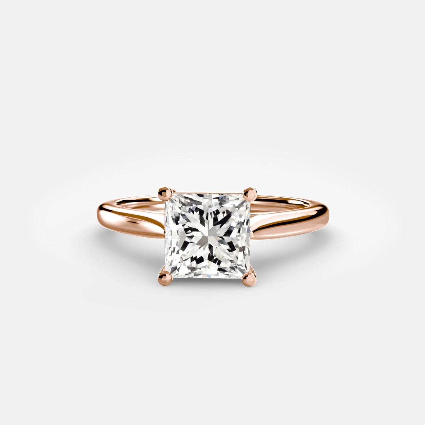 The Solitaire Ring Princess Cut