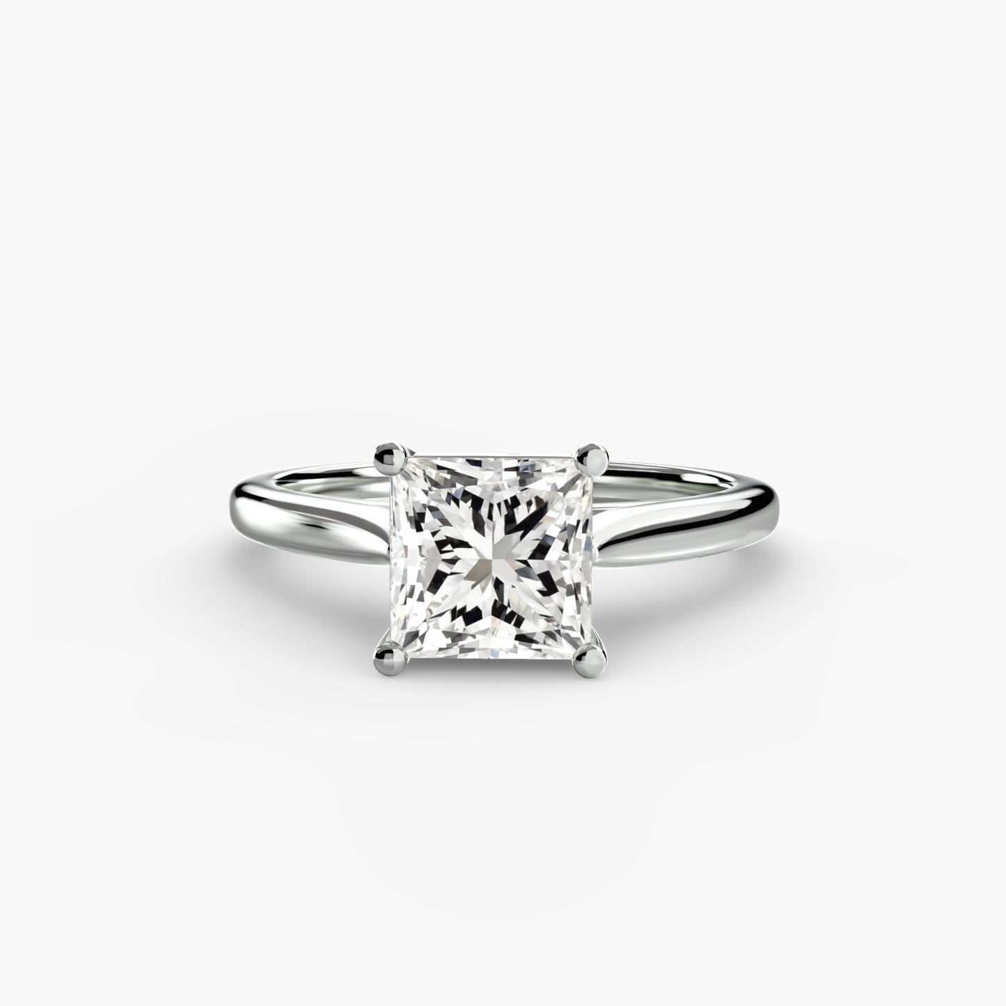 The Solitaire Ring Princess Cut