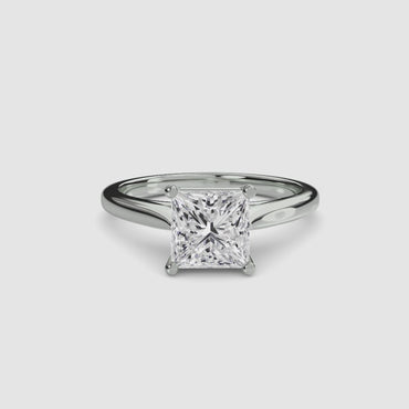 The Solitaire Ring Princess Cut